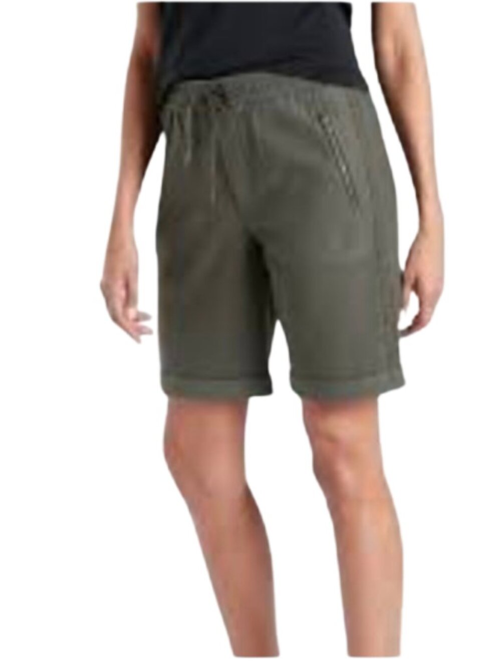 Women's 4 Athleta Farallon 9" Bermuda Shorts in Cypress Green